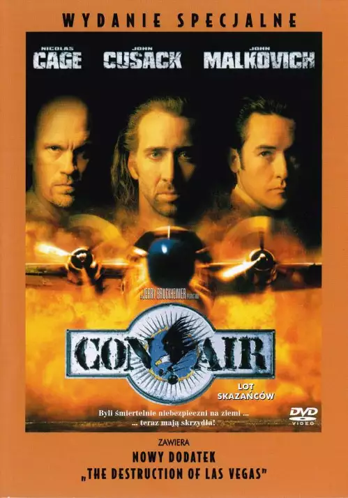plakat filmu Con Air - lot skazańców