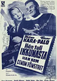 Plakat filmu Hän tuli ikkunasta