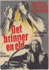 Plakat filmu Det brinner en eld