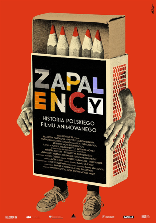 plakat filmu Zapaleńcy. Historia polskiego filmu animowanego