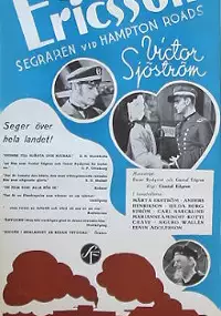 Plakat filmu John Ericsson - segraren vid Hampton Roads