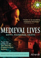 plakat filmu Narodziny, małżeństwo i śmierć w średniowieczu