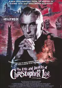 Plakat filmu Życia i śmierci Christophera Lee