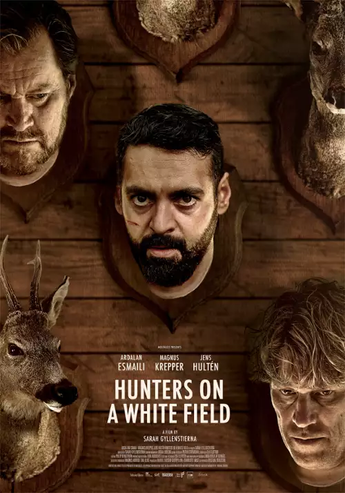 plakat filmu Łowcy na białej polanie
