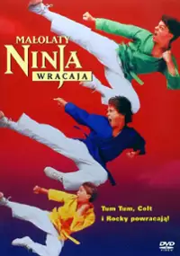 Plakat filmu Małolaty ninja wracają