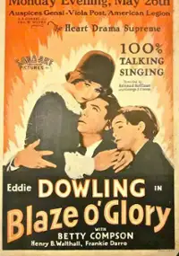 Plakat filmu Blaze o' Glory