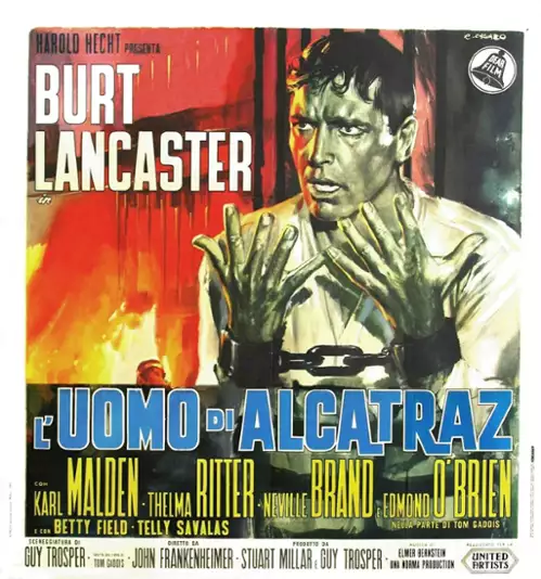 plakat filmu Ptasznik z Alcatraz