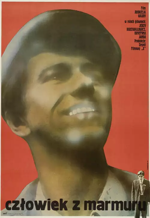 plakat filmu Człowiek z marmuru
