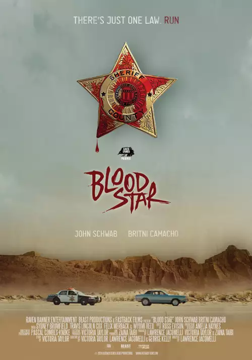 plakat filmu Krwawa odznaka