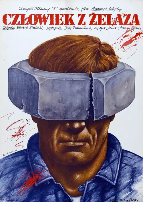 plakat filmu Człowiek z żelaza