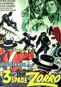 Plakat filmu Le tre spade di Zorro