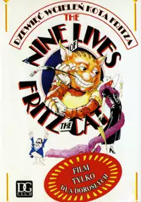 Plakat filmu Dziewięć żywot&oacute;w kota Fritza