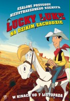 plakat filmu Lucky Luke na Dzikim Zachodzie