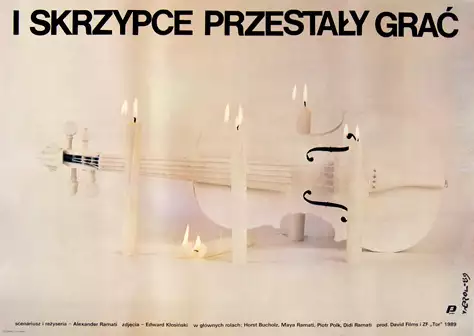 plakat filmu I skrzypce przestały grać