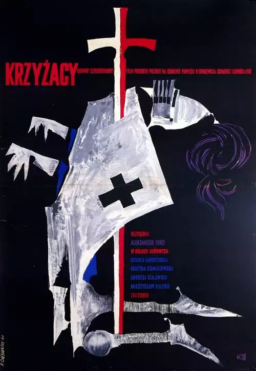 plakat filmu Krzyżacy