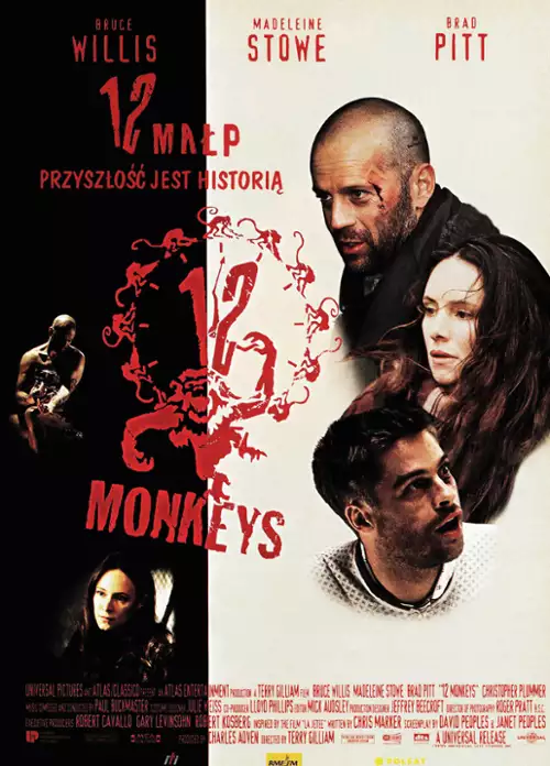 plakat filmu 12 małp