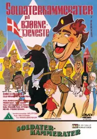 Plakat filmu Soldaterkammerater på bjørnetjeneste