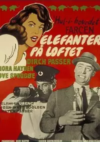 Plakat filmu Elefanter på loftet