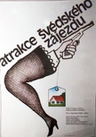 plakat filmu Atrakce švédského zájezdu