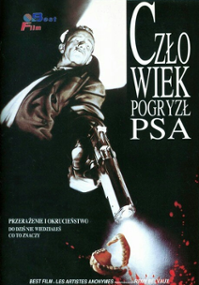 Plakat filmu Człowiek pogryzł psa