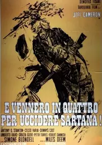 Plakat filmu Czterej zab&oacute;jcy Sartany