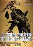 plakat filmu Czterej zab&oacute;jcy Sartany