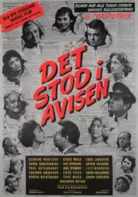 Plakat filmu Det stod i avisen