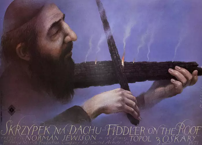 plakat filmu Skrzypek na dachu