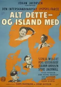 Plakat filmu Alt dette og Island med