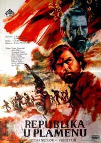 Plakat filmu Republikata vo plamen