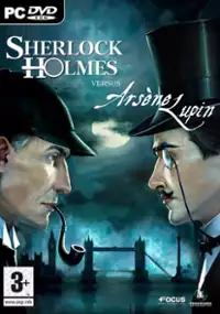 Plakat gry Sherlock Holmes kontra Arsene Lupin