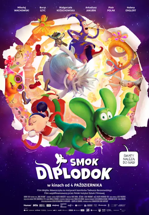 plakat filmu Smok Diplodok