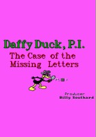 plakat filmu Daffy Duck, P.I.: The Case of the Missing Letters