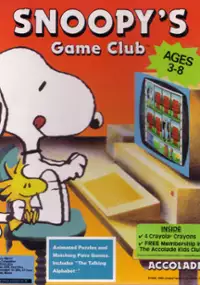 Plakat gry Snoopy's Game Club