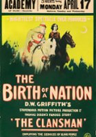 plakat filmu Narodziny narodu