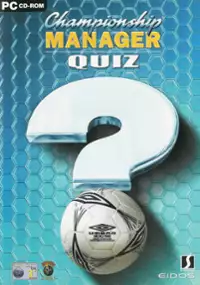 Plakat gry Championship Manager Quiz