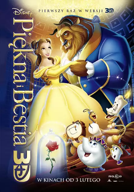 plakat filmu Piękna i Bestia