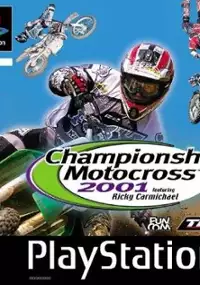 Plakat gry Championship Motocross 2001 Featuring Ricky Carmichael