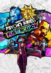 Plakat gry Borderlands 3: Psycho Krieg and the Fantastic Fustercluck