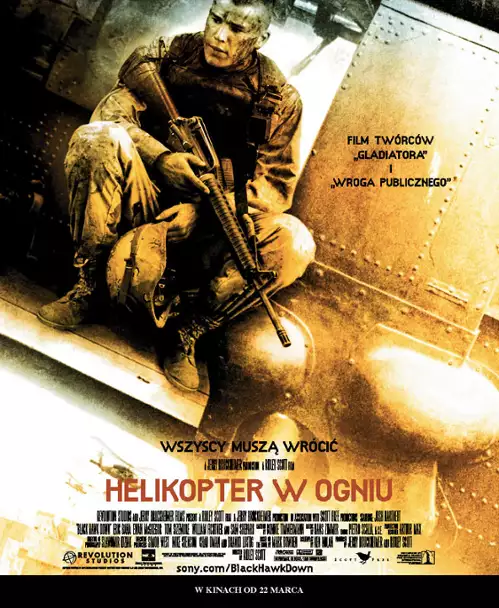 plakat filmu Helikopter w ogniu