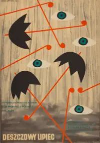 Plakat filmu Deszczowy lipiec