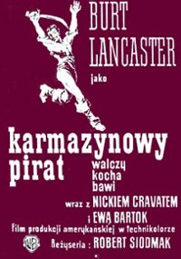 plakat filmu Karmazynowy pirat