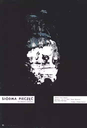 plakat filmu Siódma pieczęć