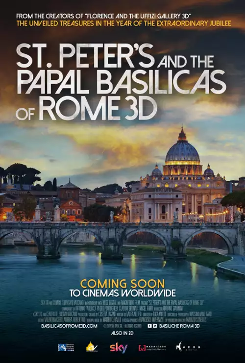 plakat filmu Święty Piotr i inne papieskie bazyliki Rzymu