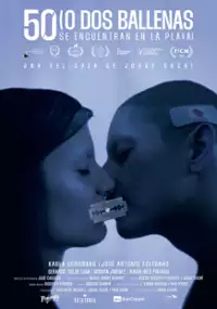 Plakat filmu 50, czyli dwa wieloryby spotykają się na plaży