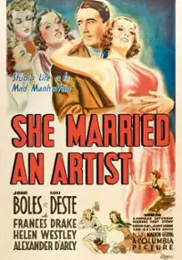Plakat filmu She Married an Artist