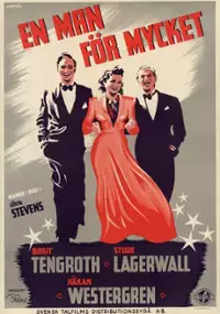Plakat filmu En Man för mycket