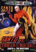 plakat filmu Santo kontra inwazja Marsjan