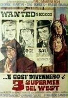 plakat filmu ...e così divennero i tre supermen del West