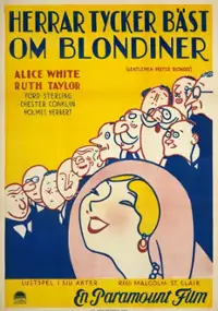 Plakat filmu Dżentelmeni wolą blondynki
